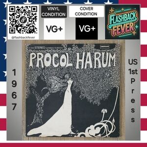 PROCOL HARUM•Procol Harum•1967 US Stereo (#DES 16008)•Terre Haute Pressing